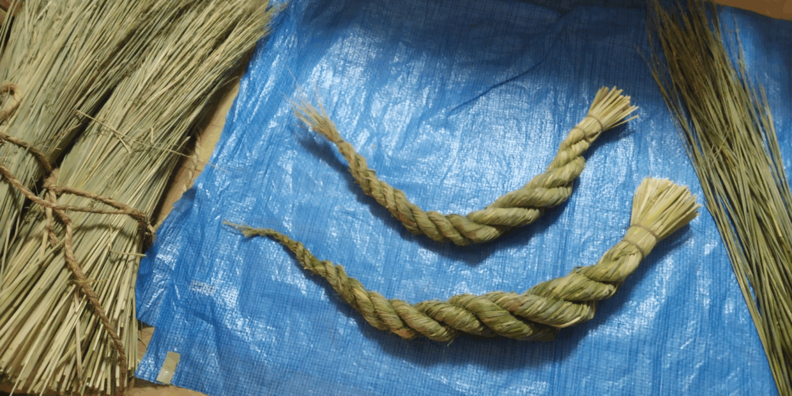 新年を迎える「しめ縄づくり」ワークショップ